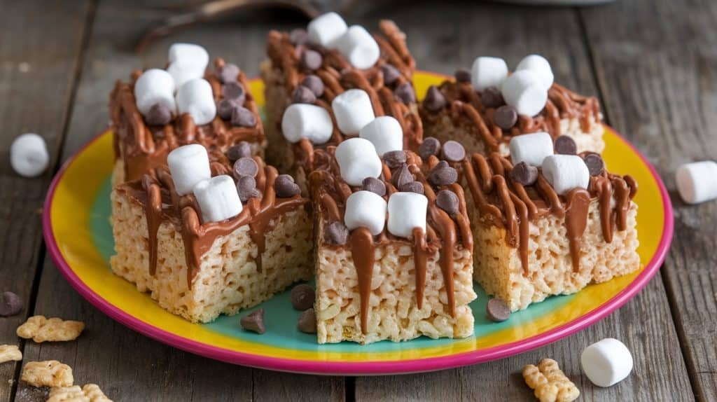 Crunchy Nutella Rice Krispie Treats