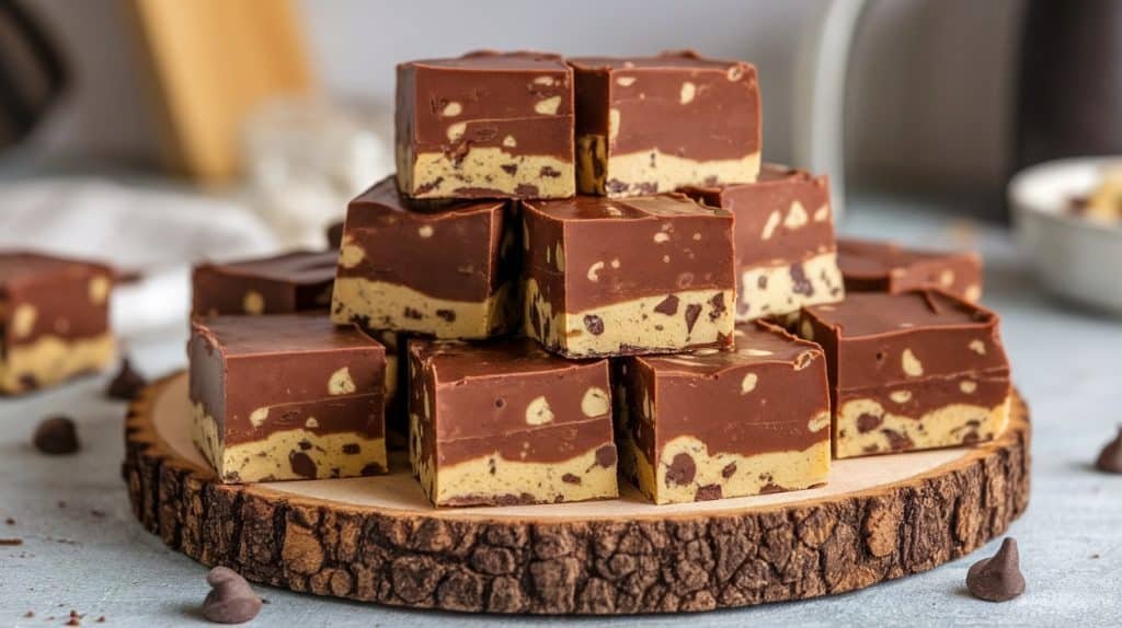 No-Bake Chocolate Chip Cookie Dough Fudge