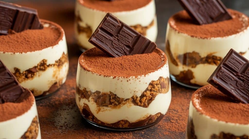 Creamy Tiramisu-Inspired Pudding Cups