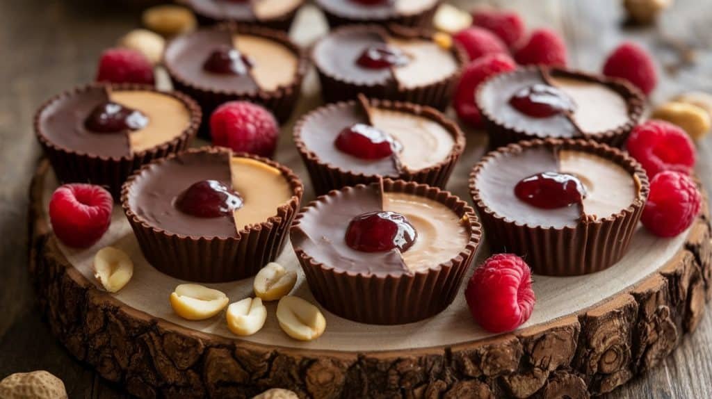 No-Bake Peanut Butter and Jelly Cups