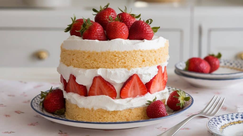 Strawberry Shortcake Icebox Cake
