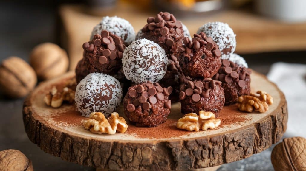 No-Bake Brownie Bites