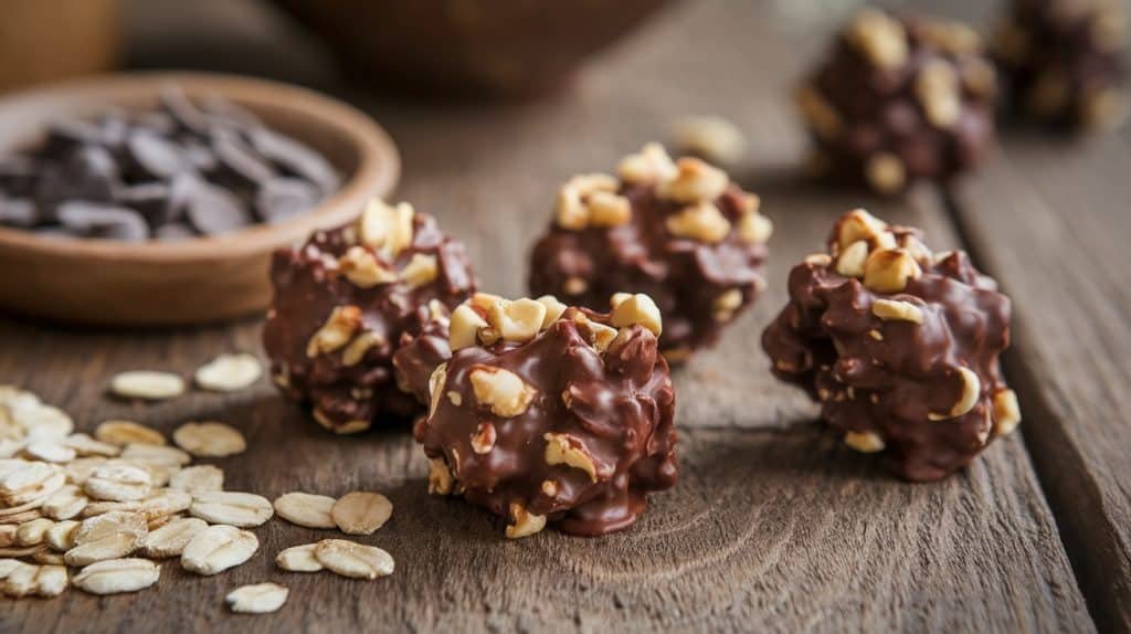 No-Bake Chocolate Oat Clusters