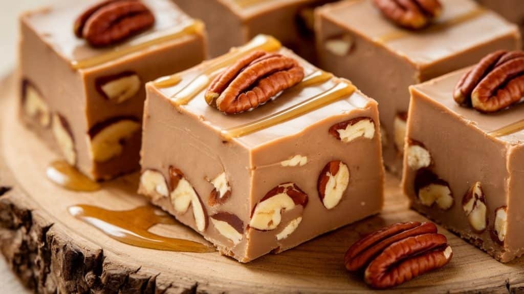 No-Bake Maple Pecan Fudge