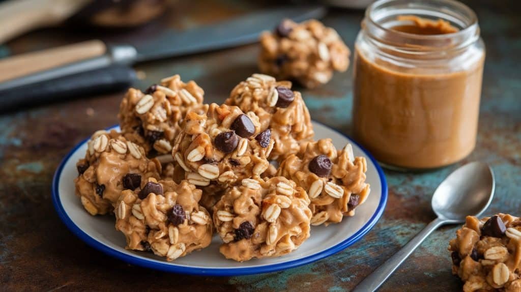 No-Bake Peanut Butter Oat Clusters