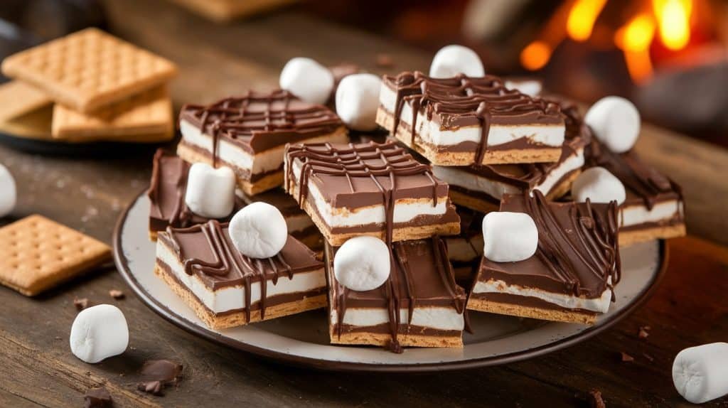 Sweet and Crunchy S’mores Bark