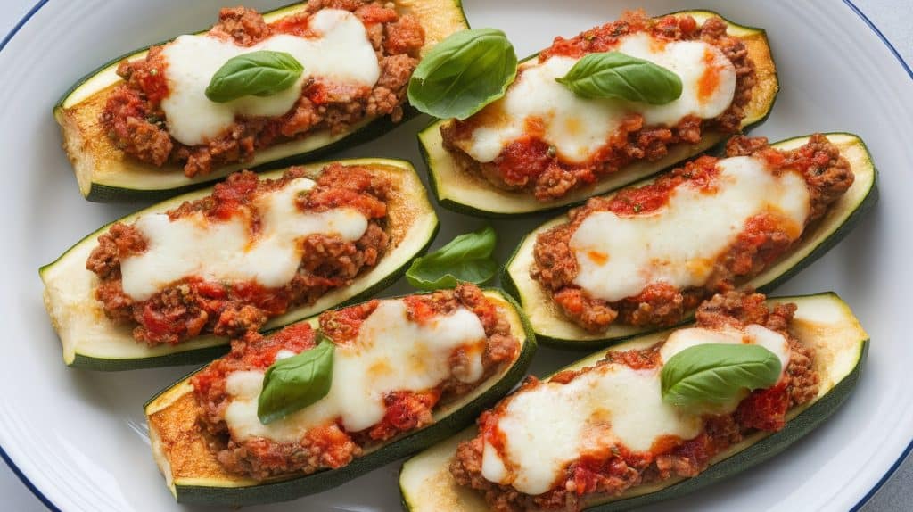 Stuffed Zucchini Boats