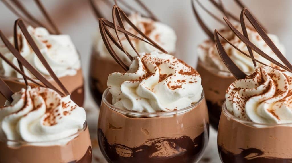 No-Bake Mocha Mousse Cups