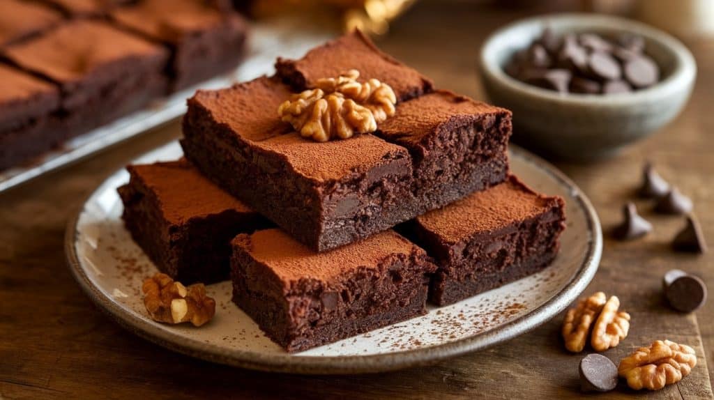 Fudgy No-Bake Brownies