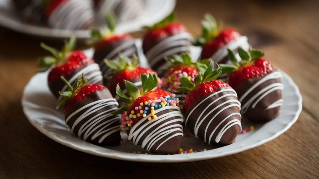 No-Bake Chocolate Dipped Strawberries