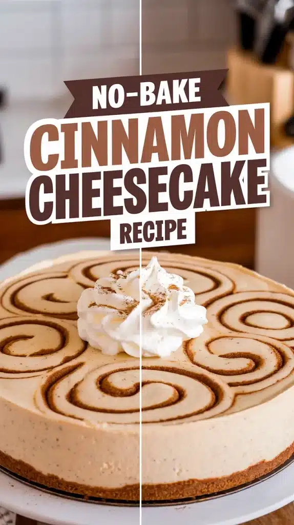 No-Bake Cinnamon Cheesecake