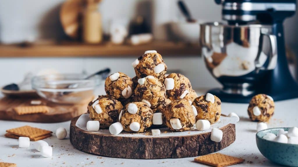 No-Bake S’mores Energy Balls