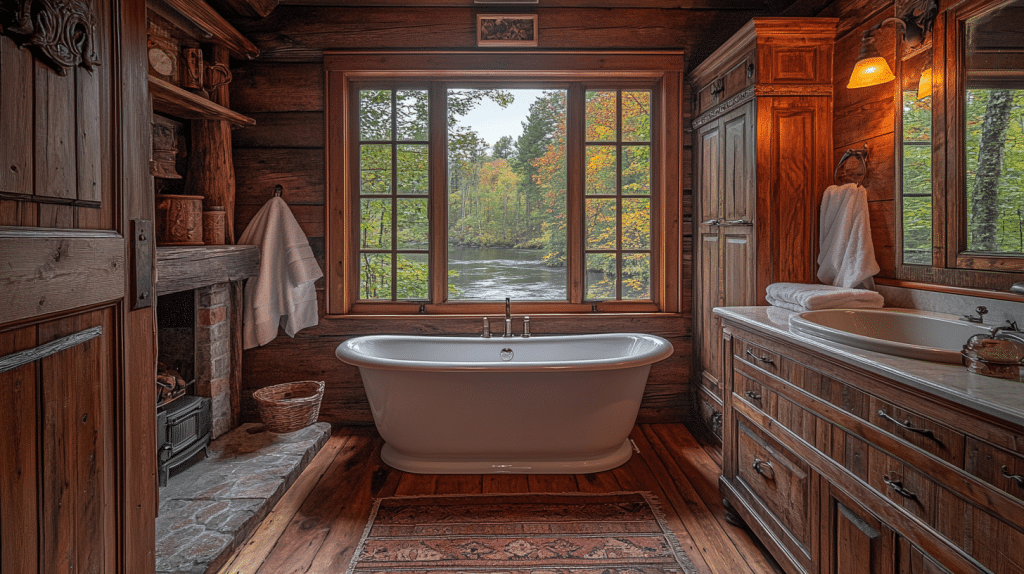 29 Cabin Bathroom Ideas to Create a Perfectly Serene Bathroom
