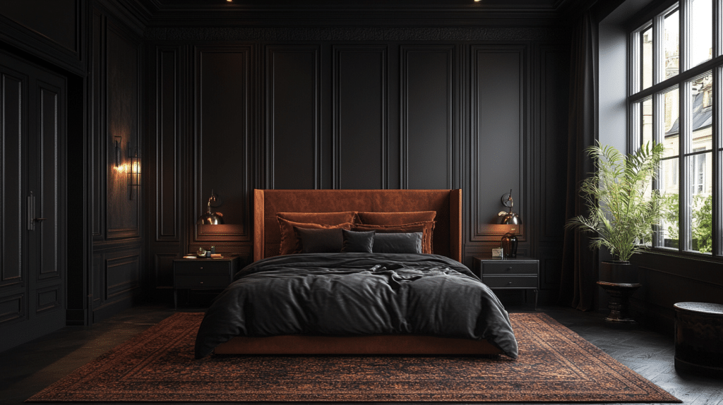 dark victorian bedroom