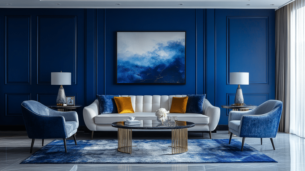 modern victorian living room