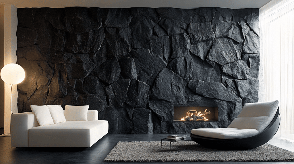 stone wall interior