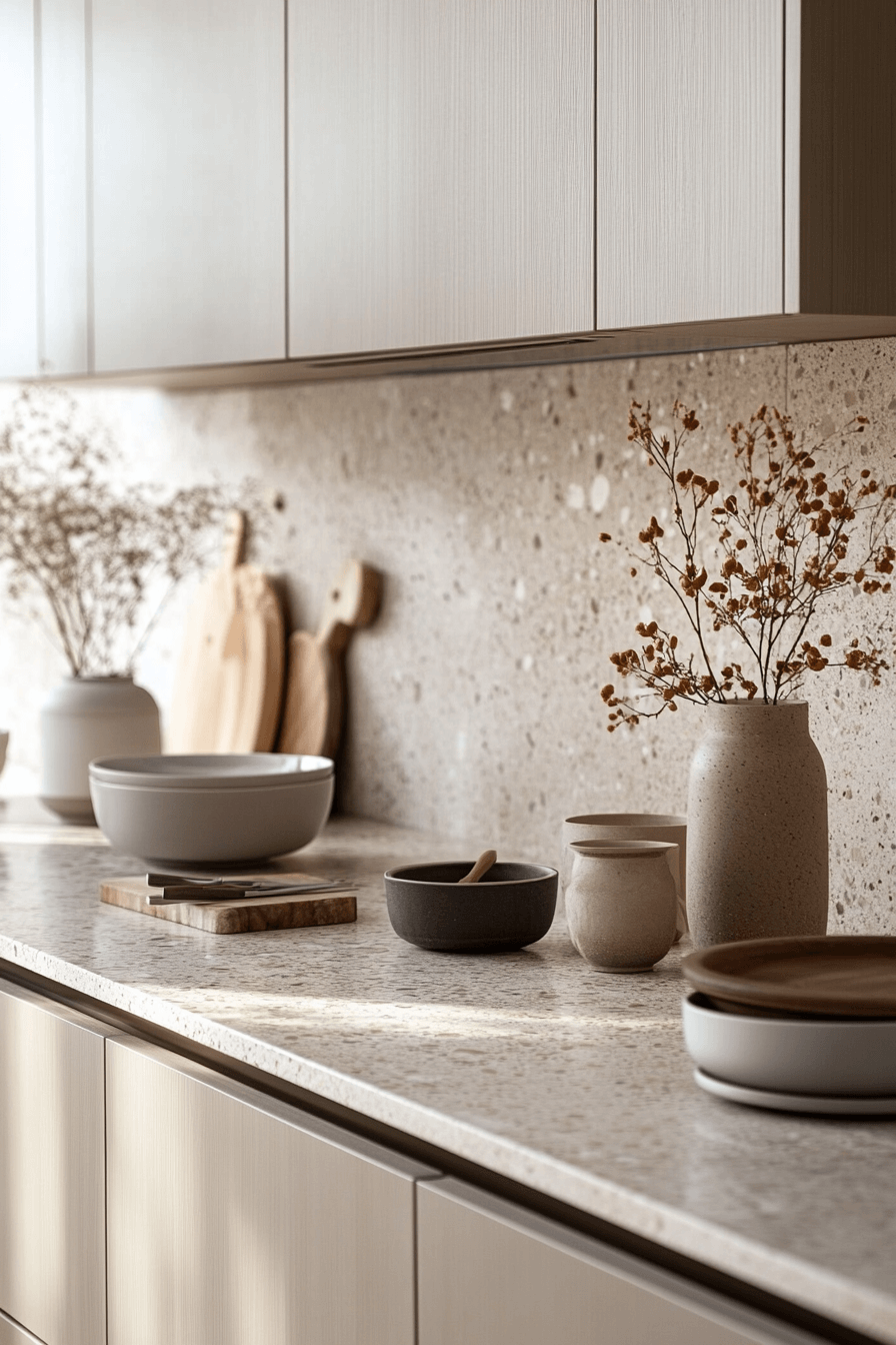 light taupe kitchen cabinets