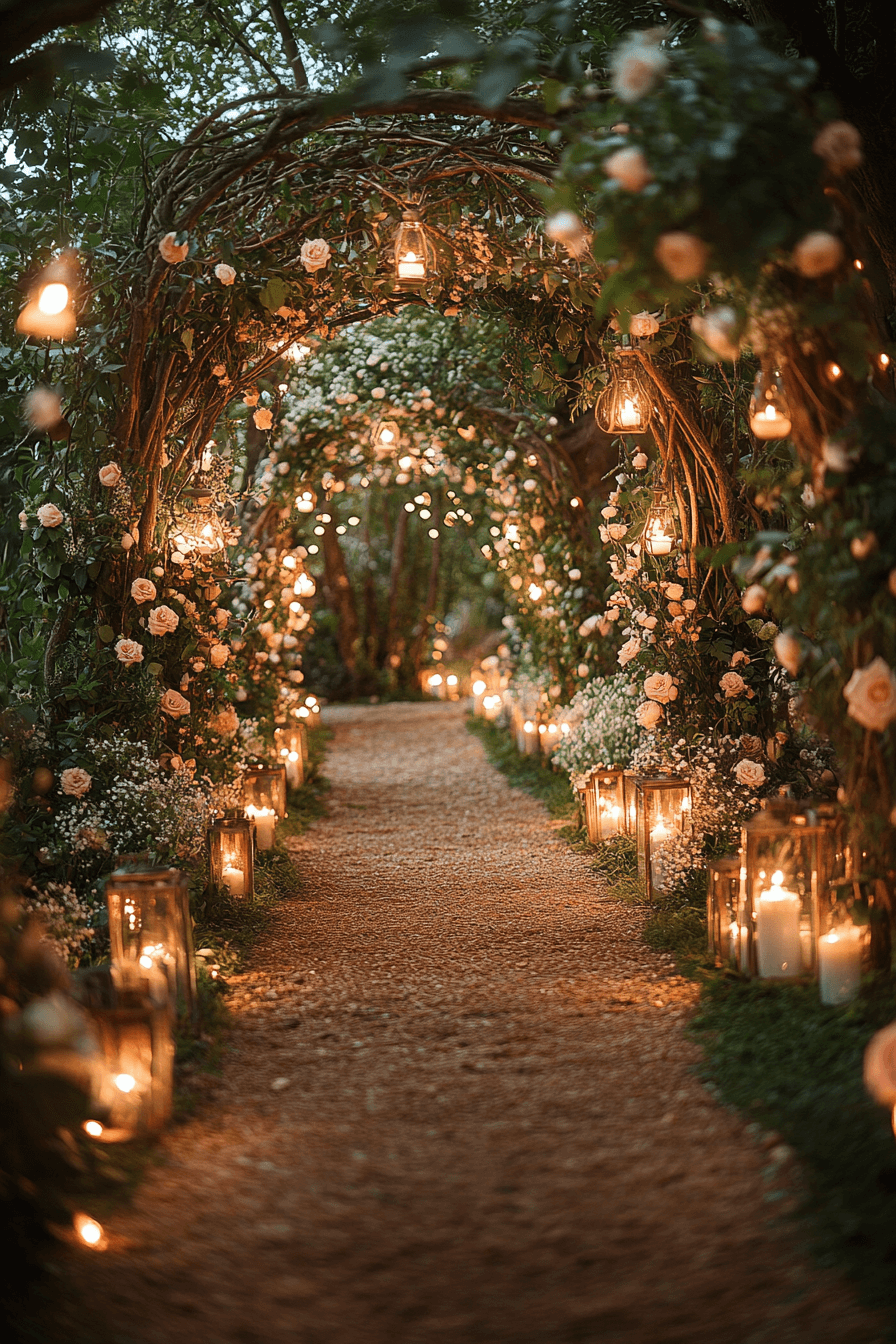 whimsical garden wedding