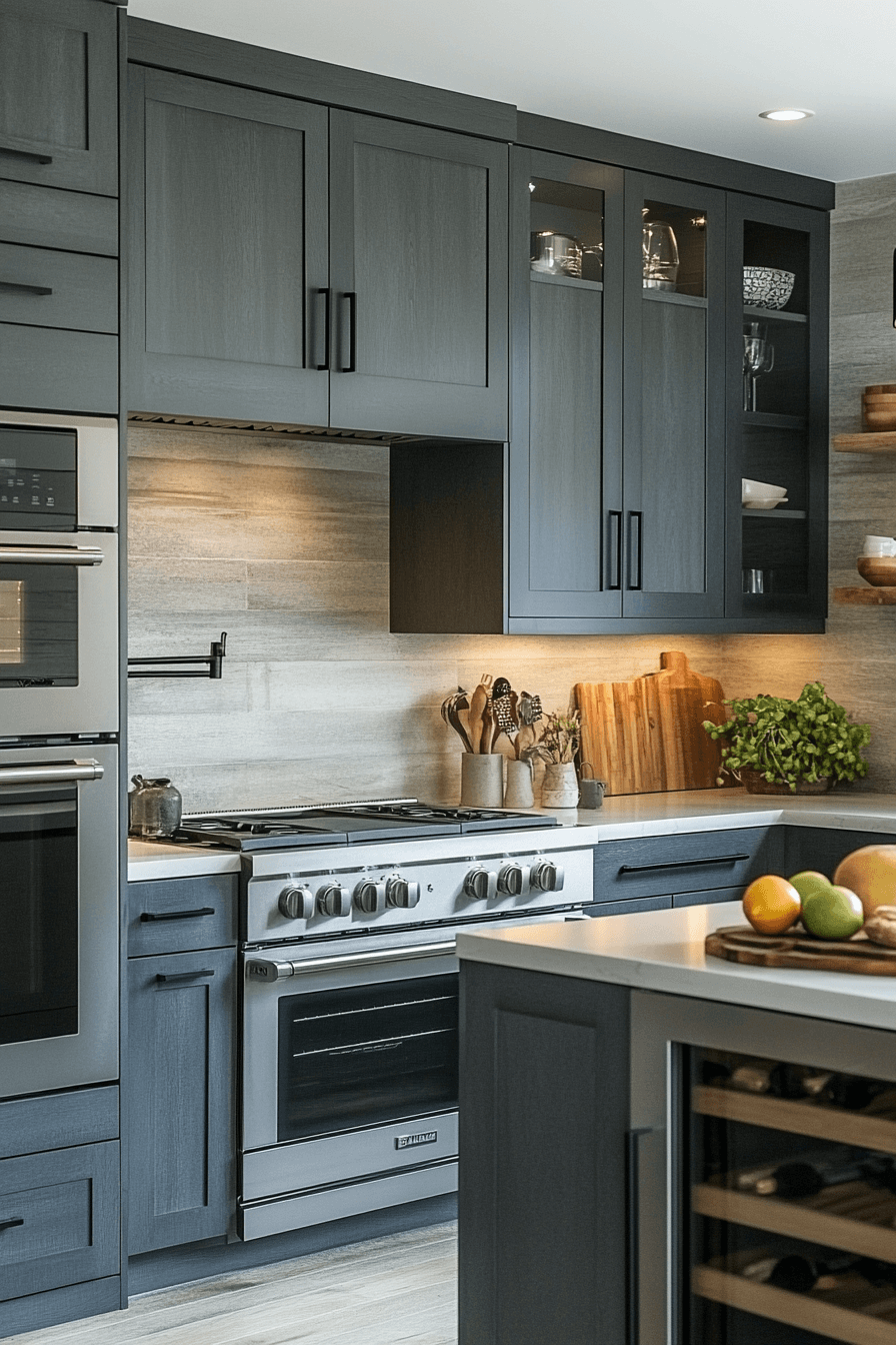 light gray kitchen cabinets