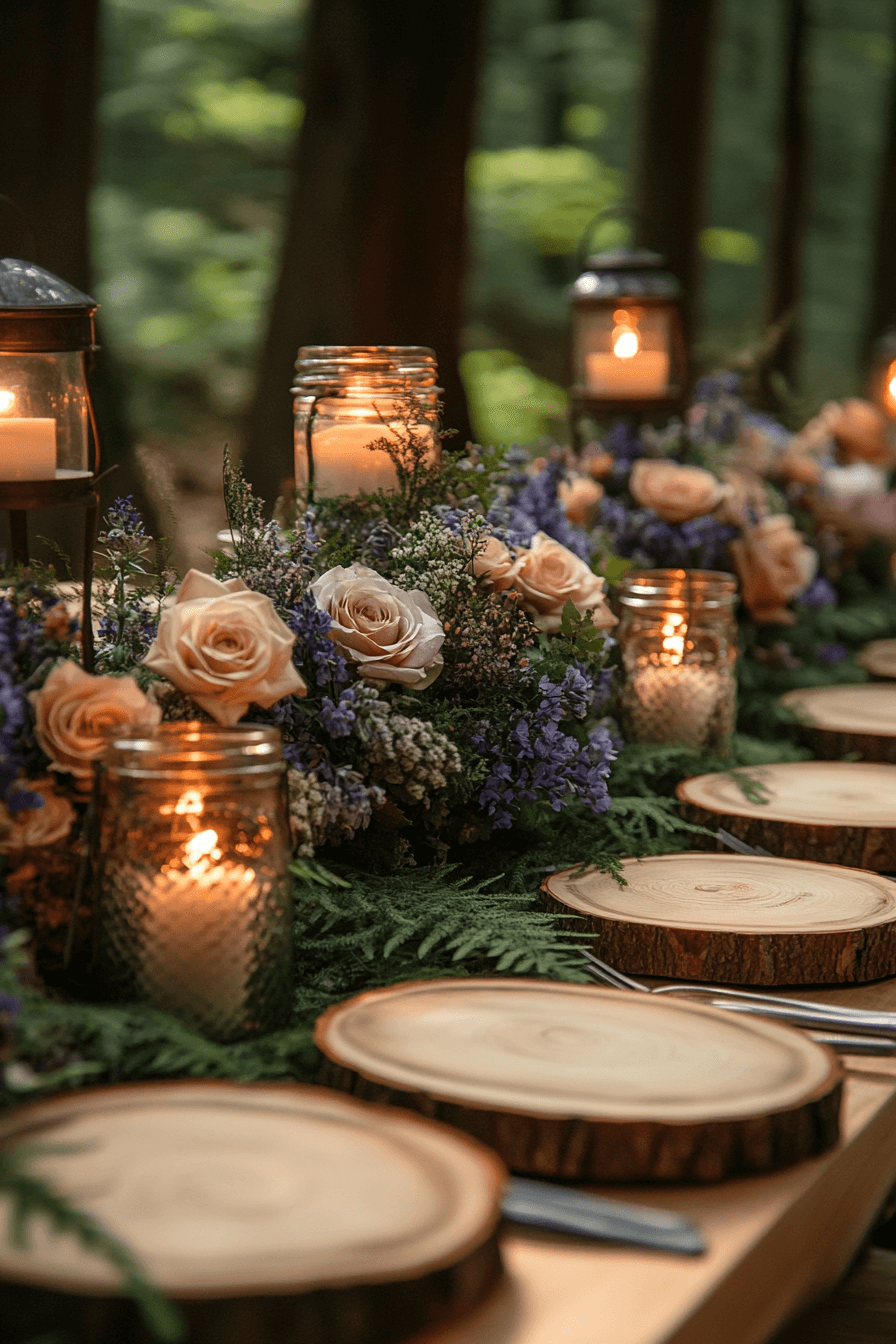 whimsical garden wedding