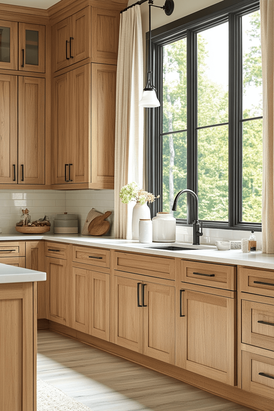 light wood kitchen cabinets