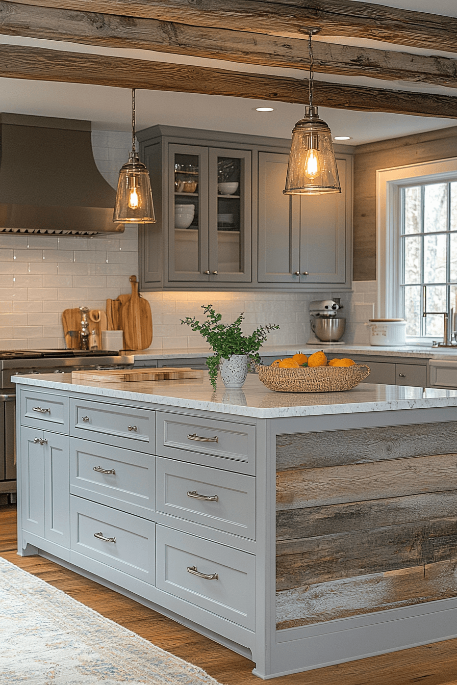 light gray kitchen cabinets