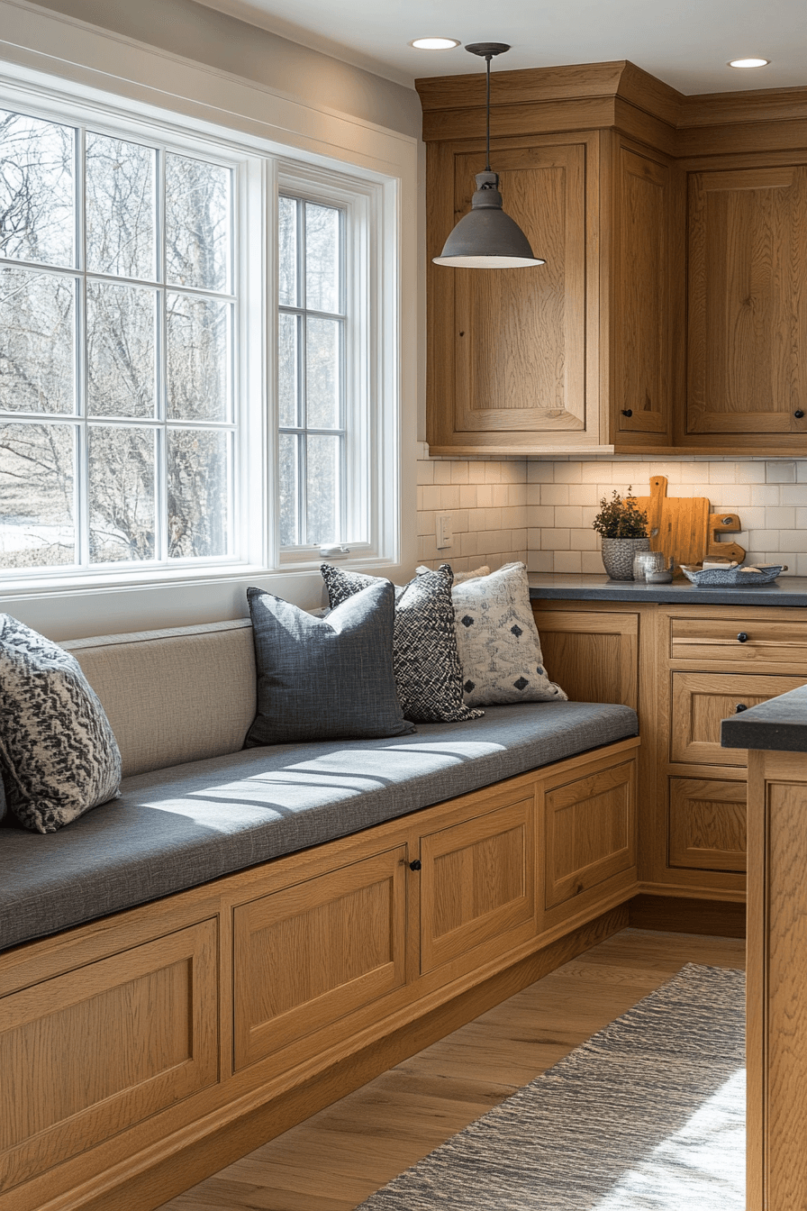 honey oak kitchen cabinets