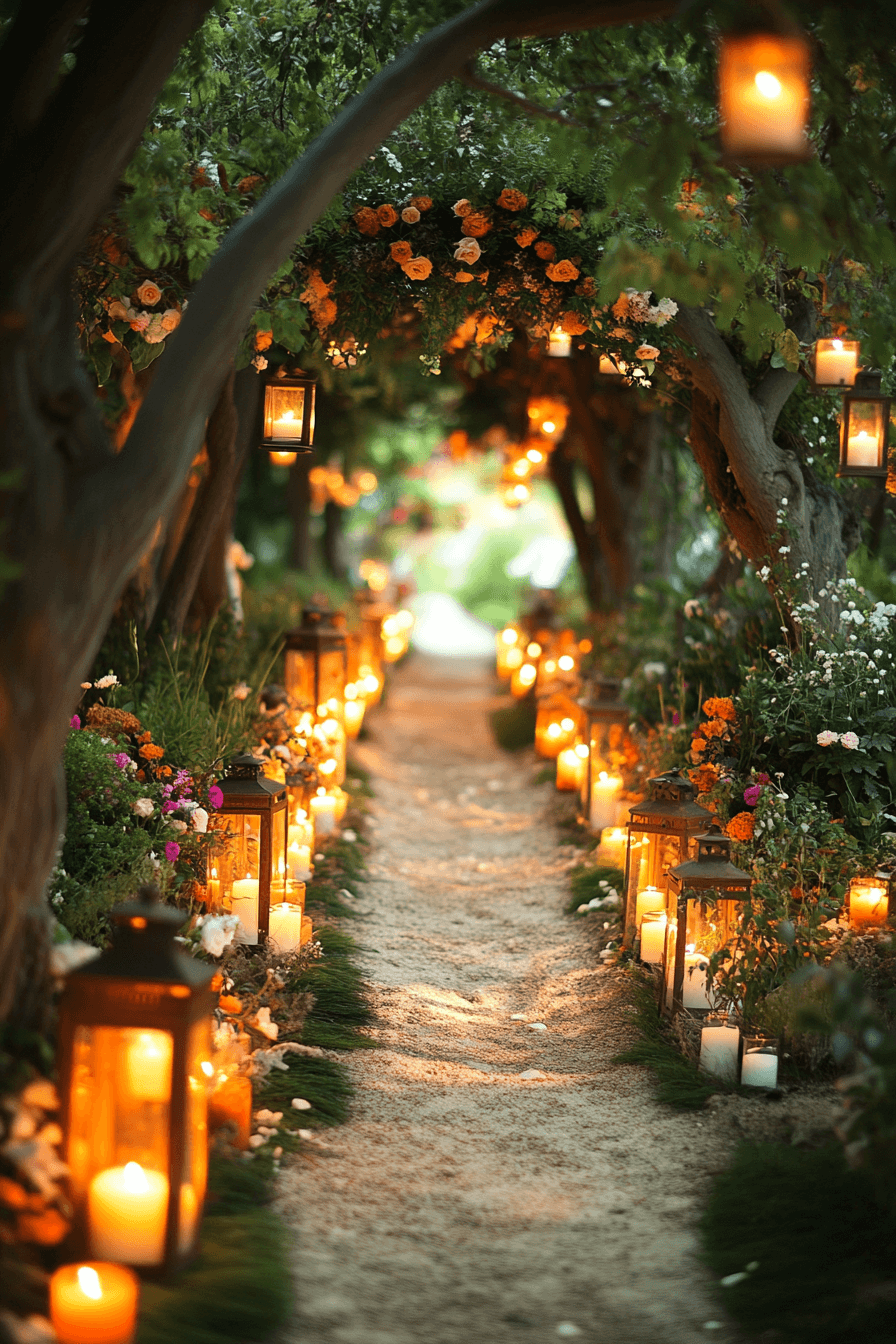 whimsical garden wedding
