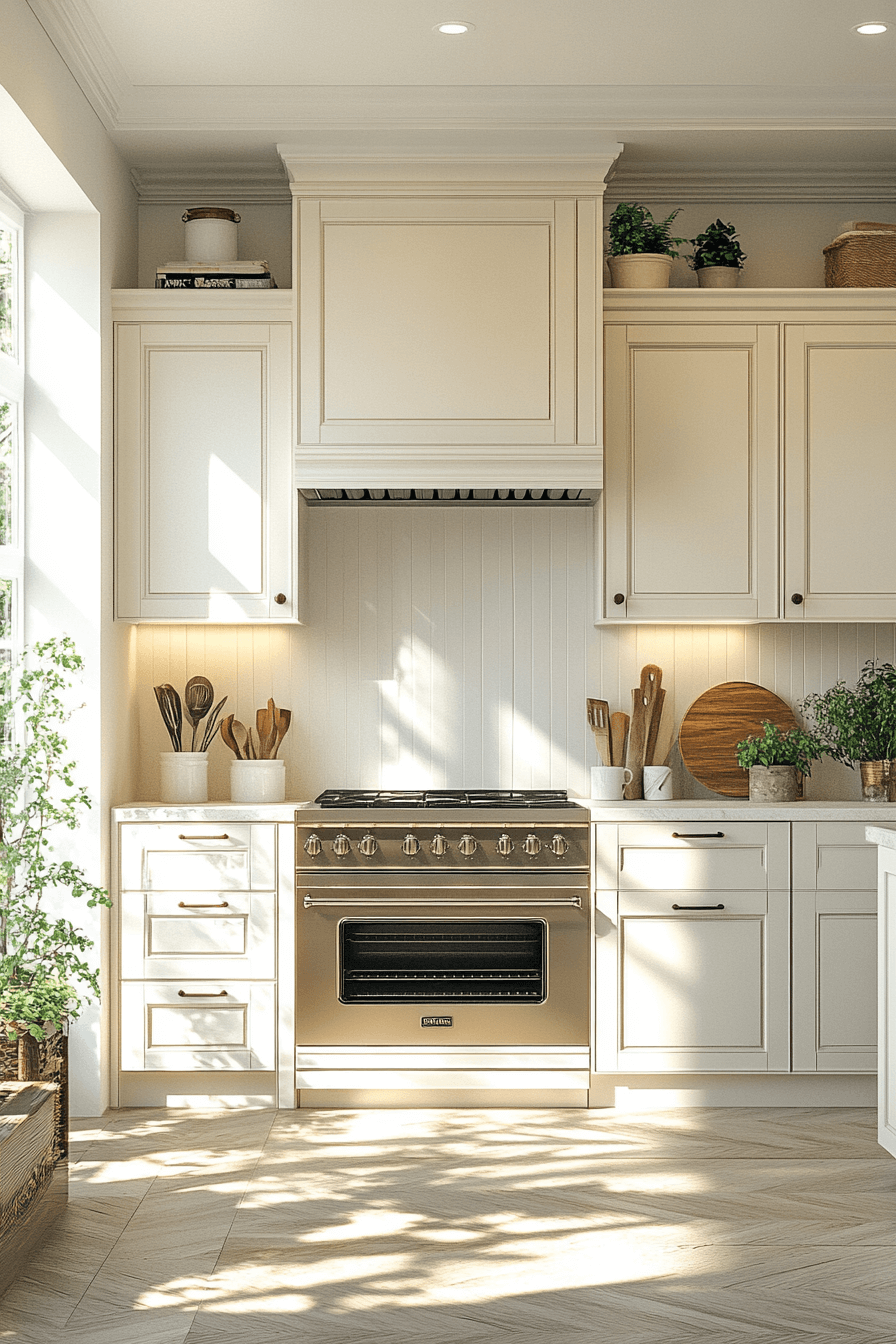 antique white kitchen cabinets