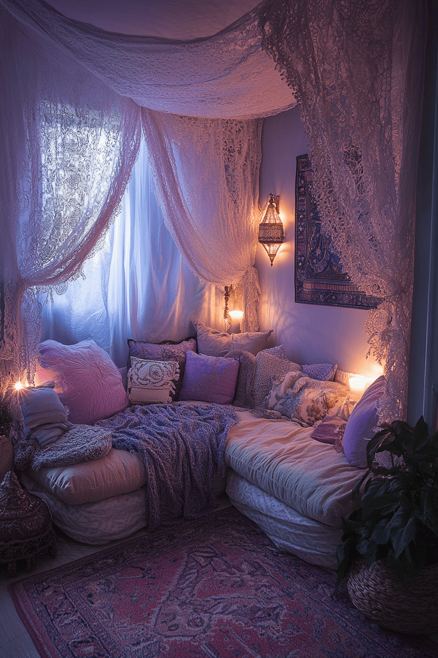 29 Whimsigoth Living Room Ideas to Embrace Soft Shadows and Vintage Vibes 17 whimsigoth living room