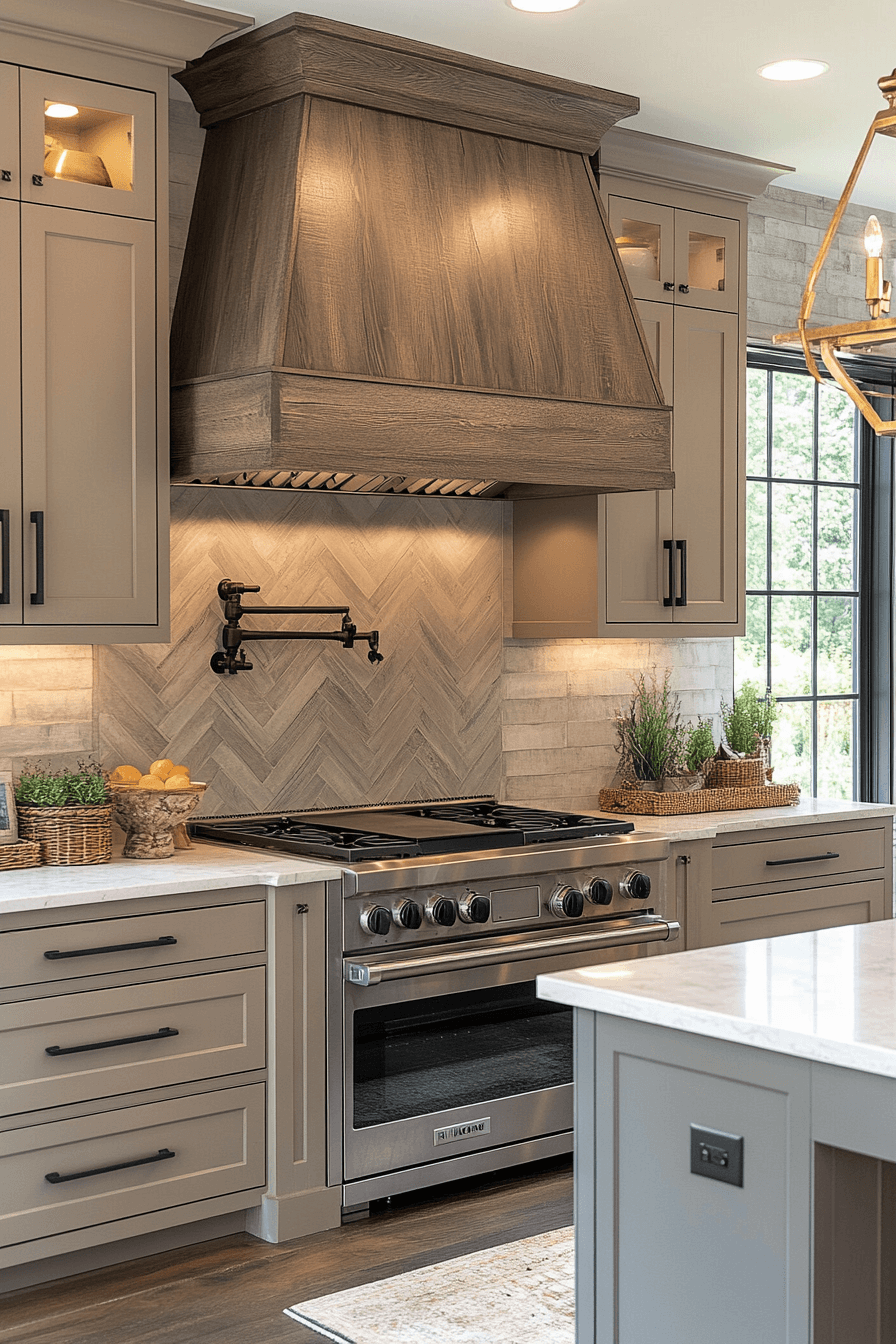 light taupe kitchen cabinets