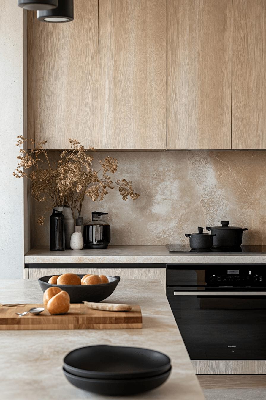 wooden kitchen cabinets