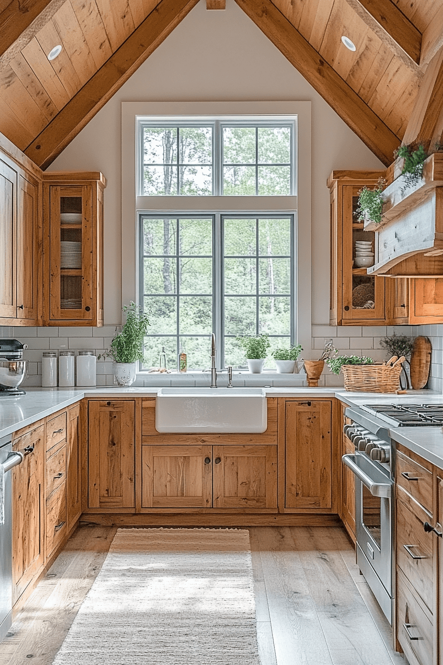 rustic kitchen cabinets