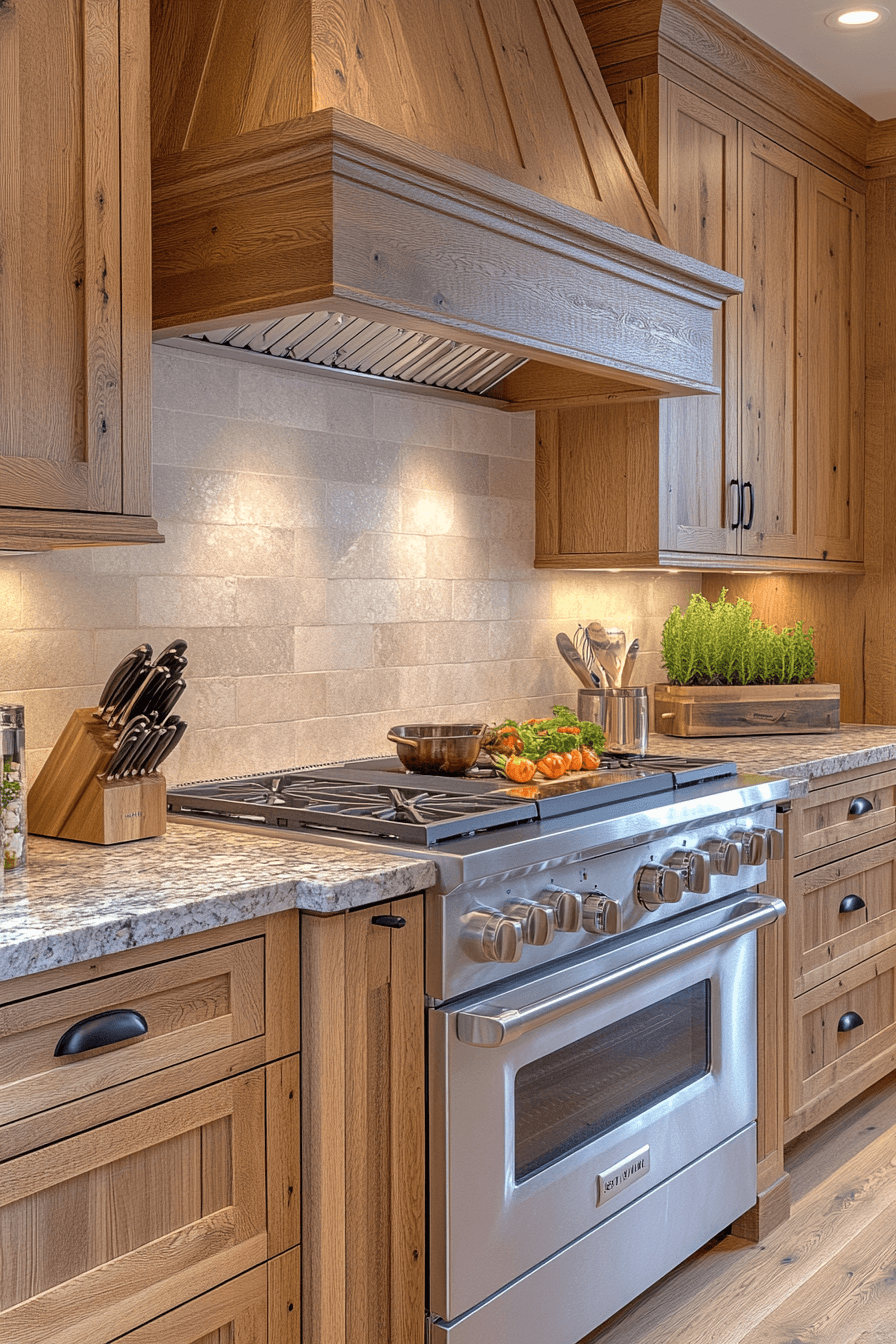 light wood kitchen cabinets