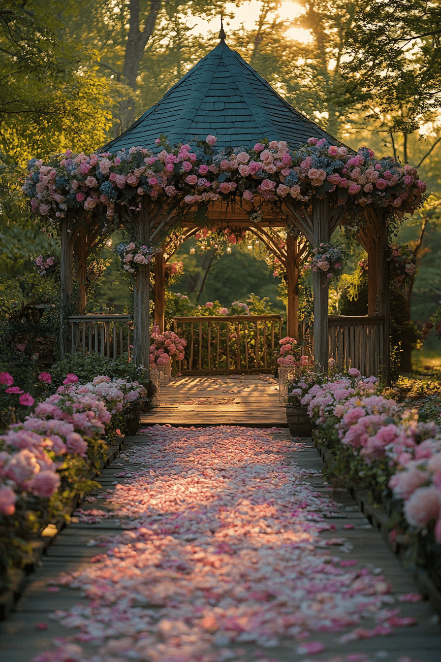 whimsical garden wedding