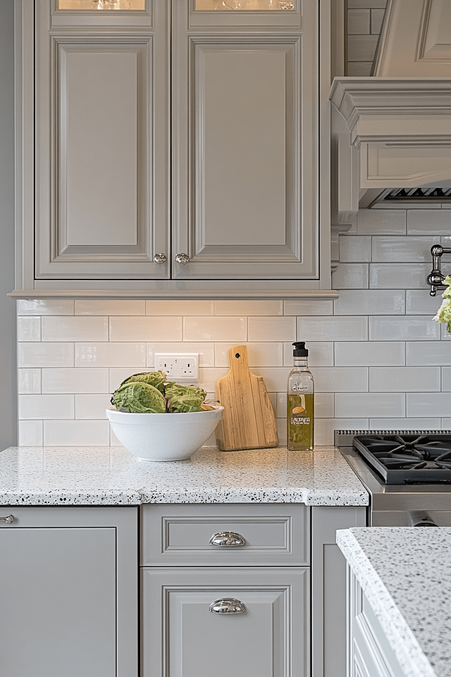 light taupe kitchen cabinets