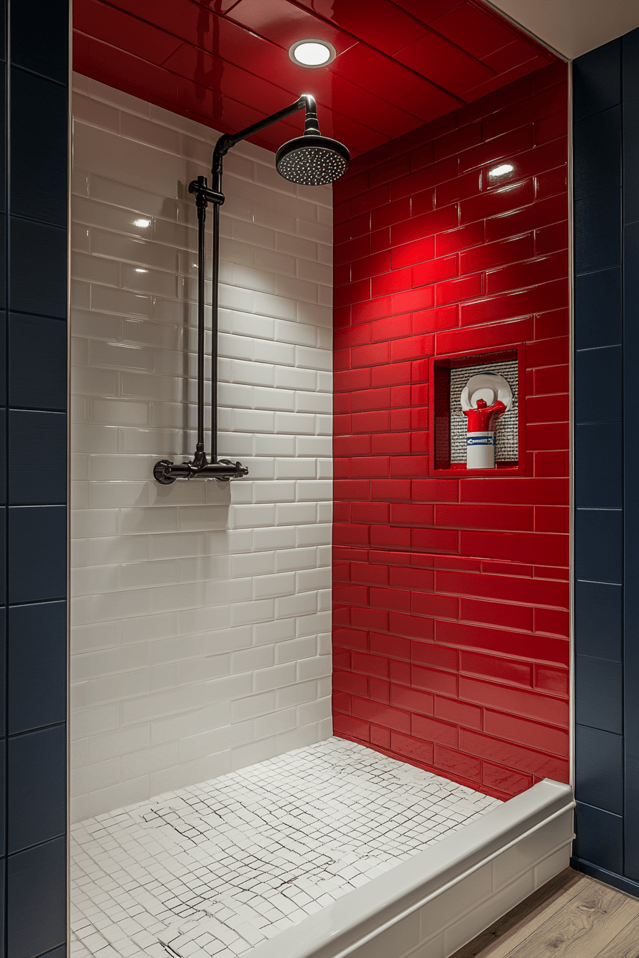 coastal bathroom shower ideas