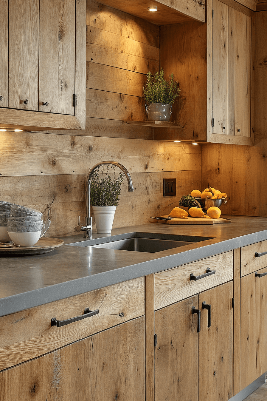 wooden kitchen cabinets