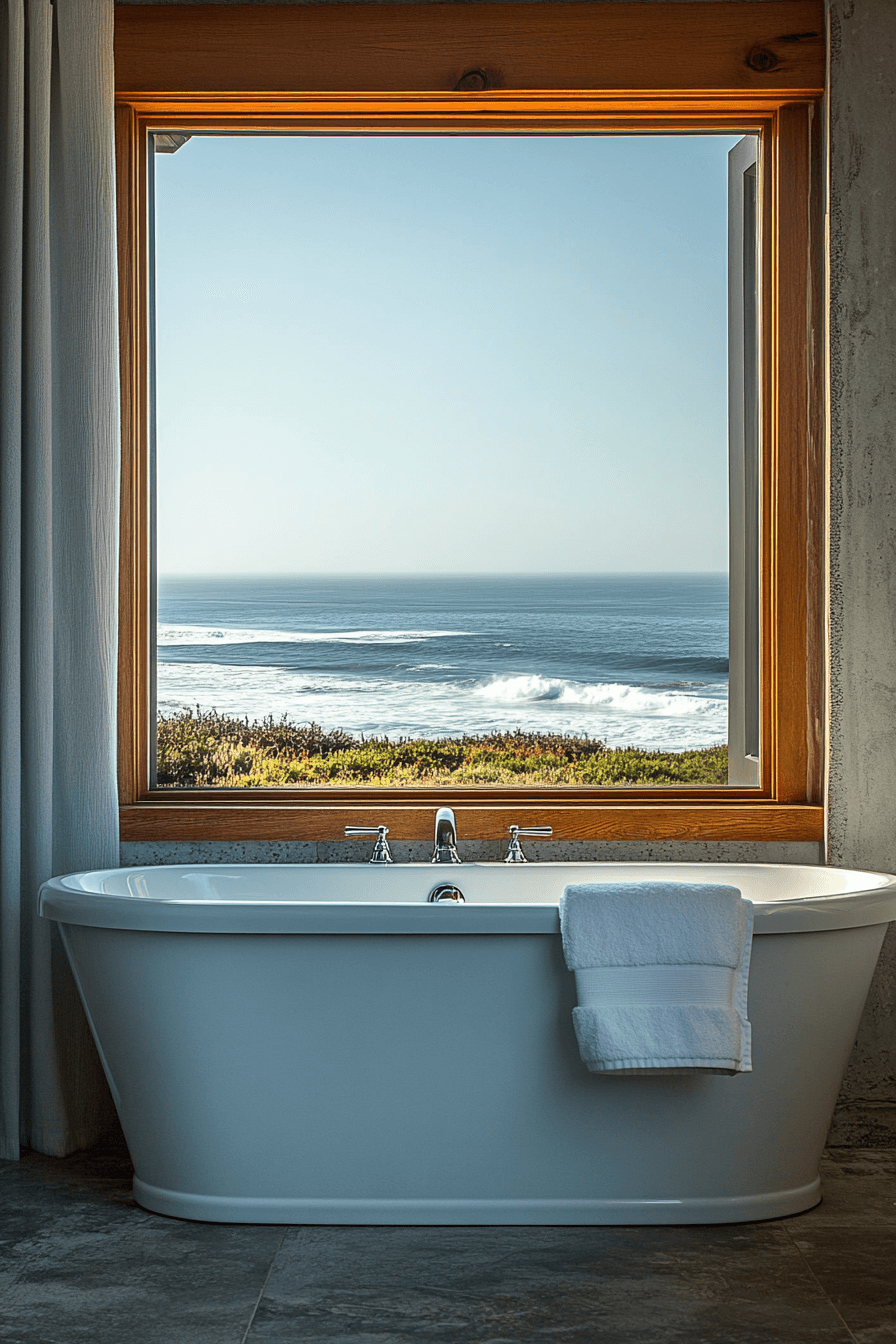 coastal bathroom shower ideas