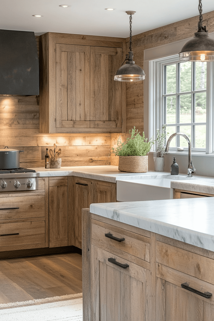 rustic kitchen cabinets