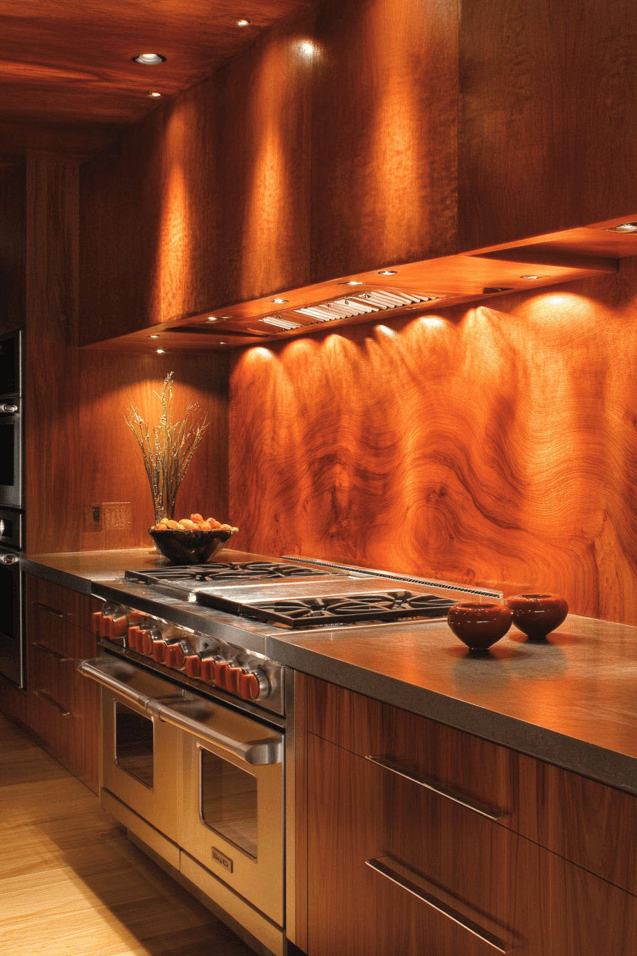 wooden kitchen cabinets