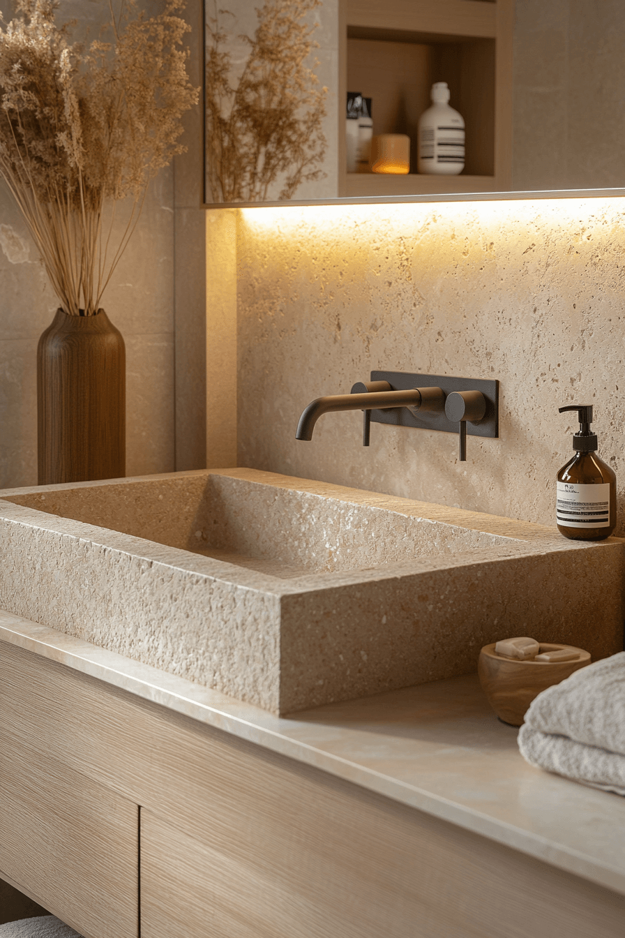 29 Japandi Bathroom Ideas to Inspire a Relaxing Home Upgrade 23 japandi bathroom