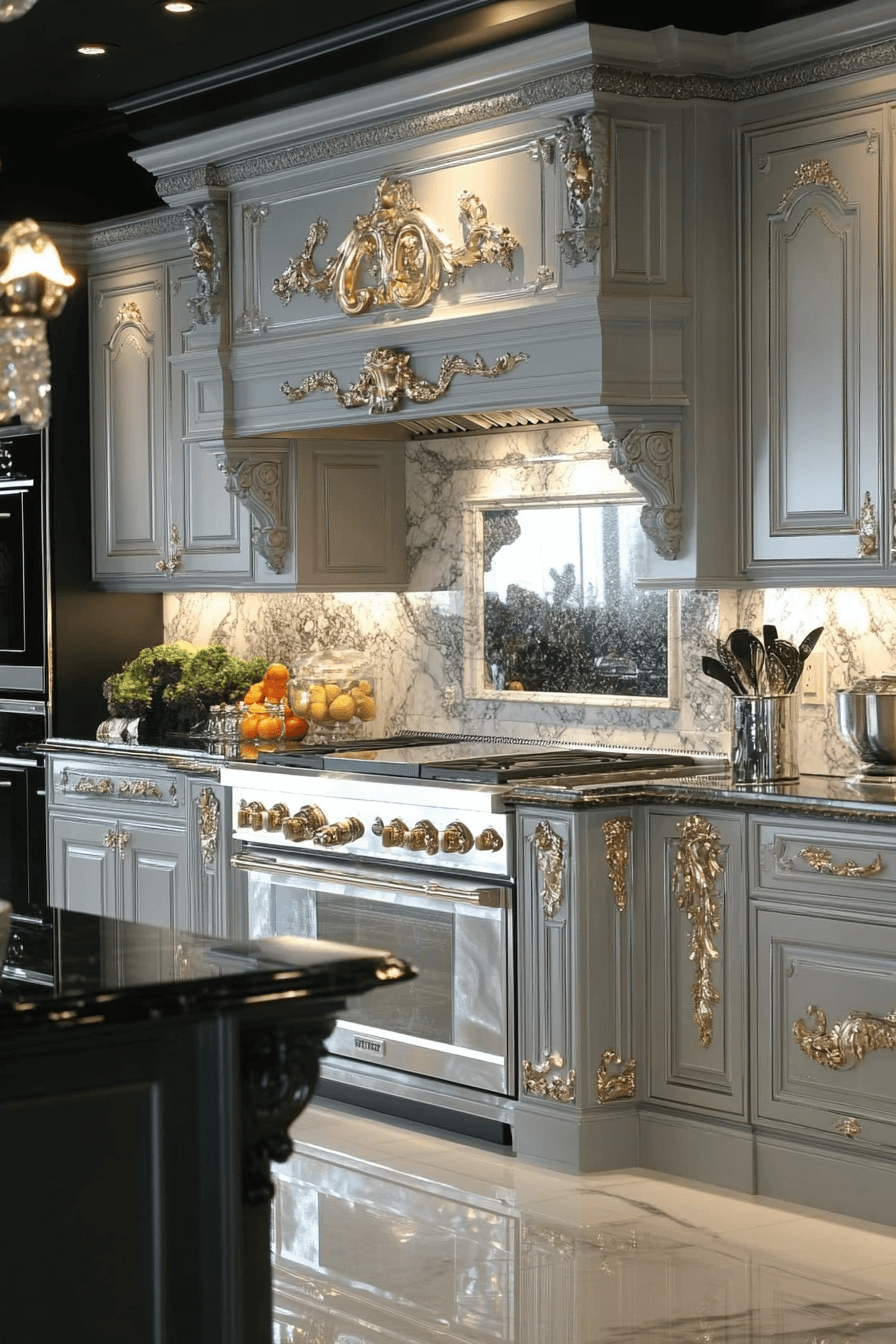 light gray kitchen cabinets