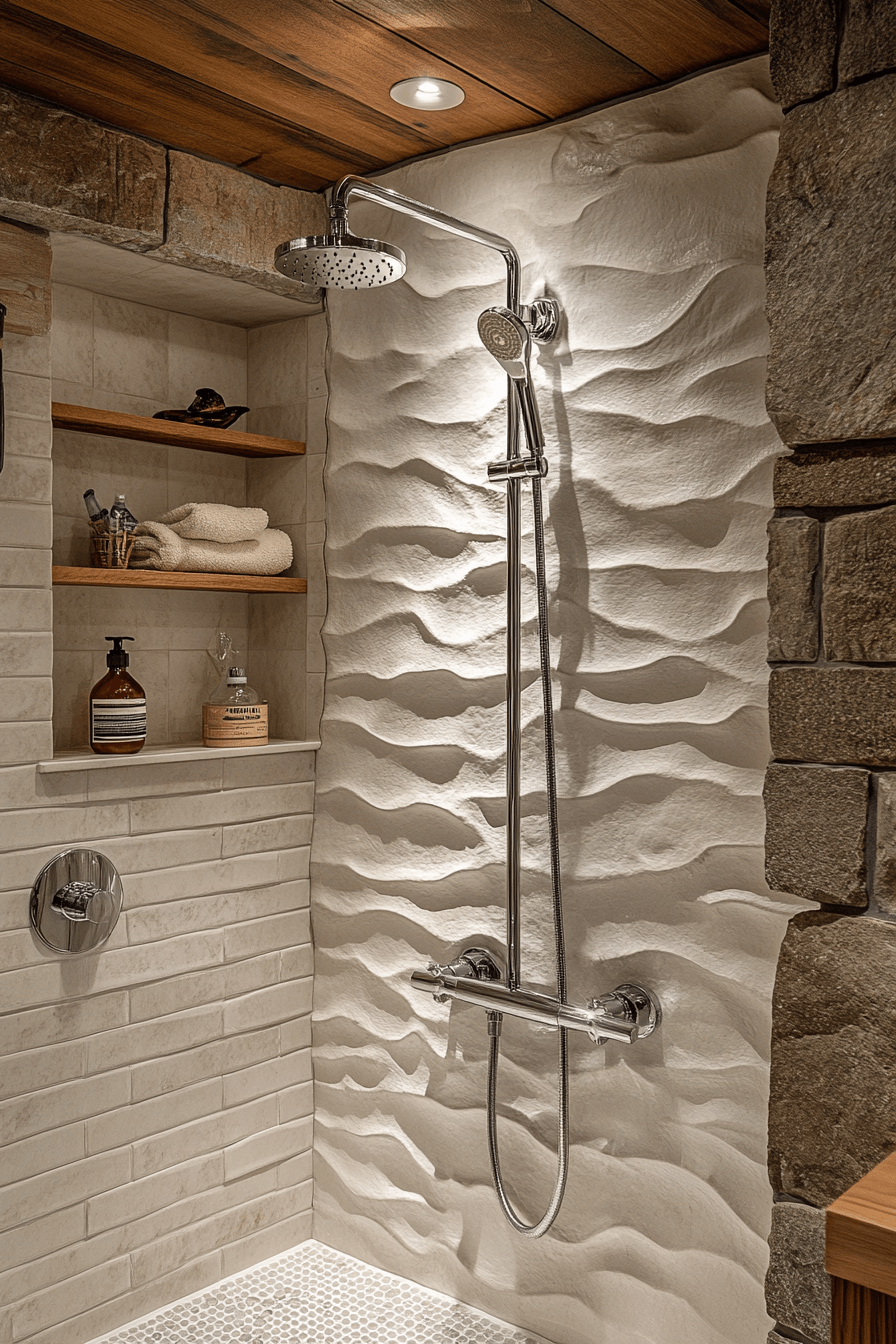 coastal bathroom shower ideas