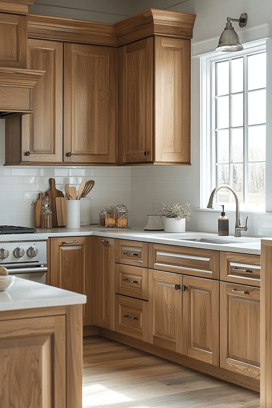 light wood kitchen cabinets
