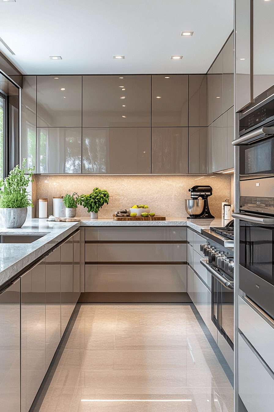 light taupe kitchen cabinets