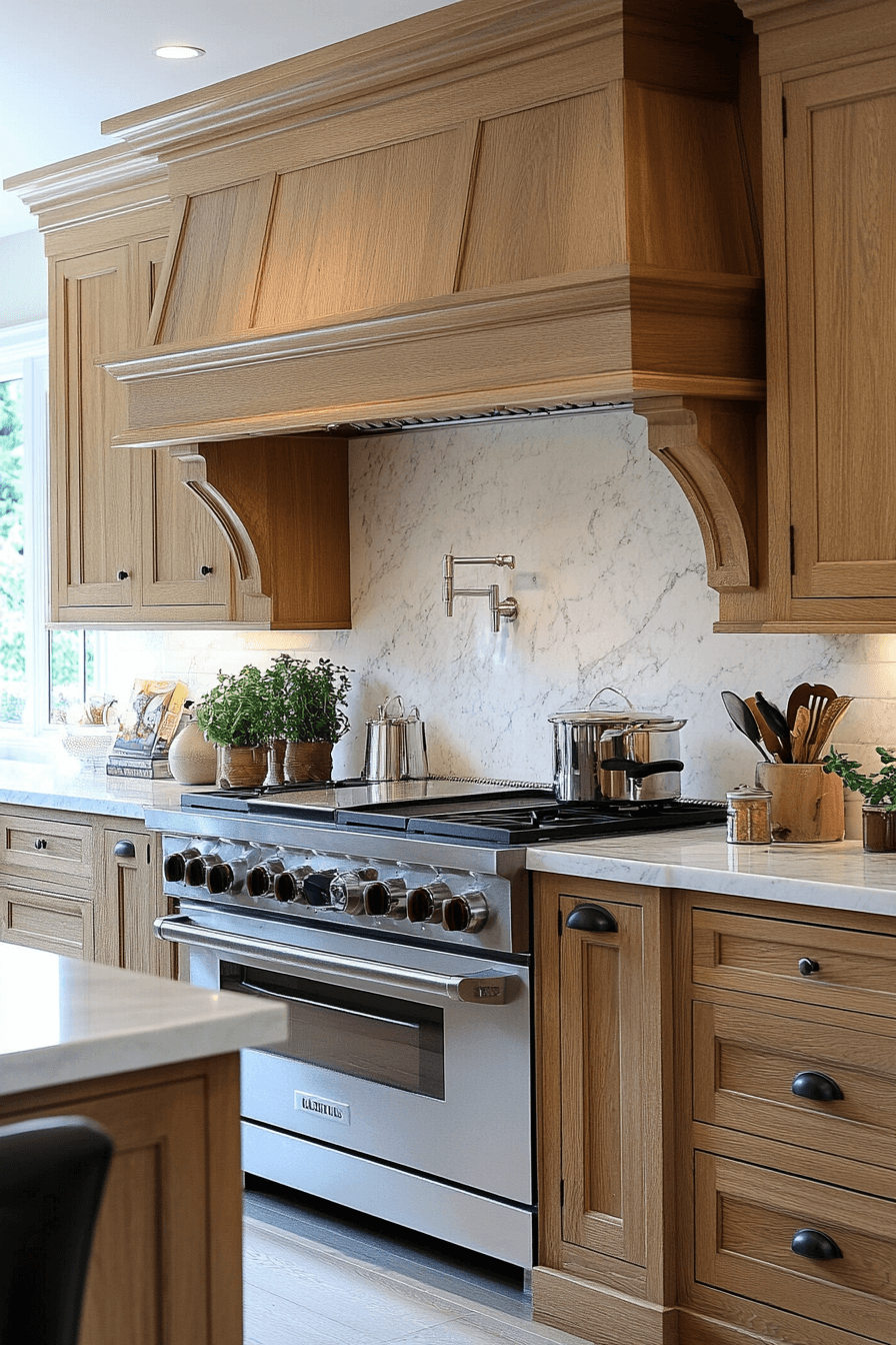 light wood kitchen cabinets
