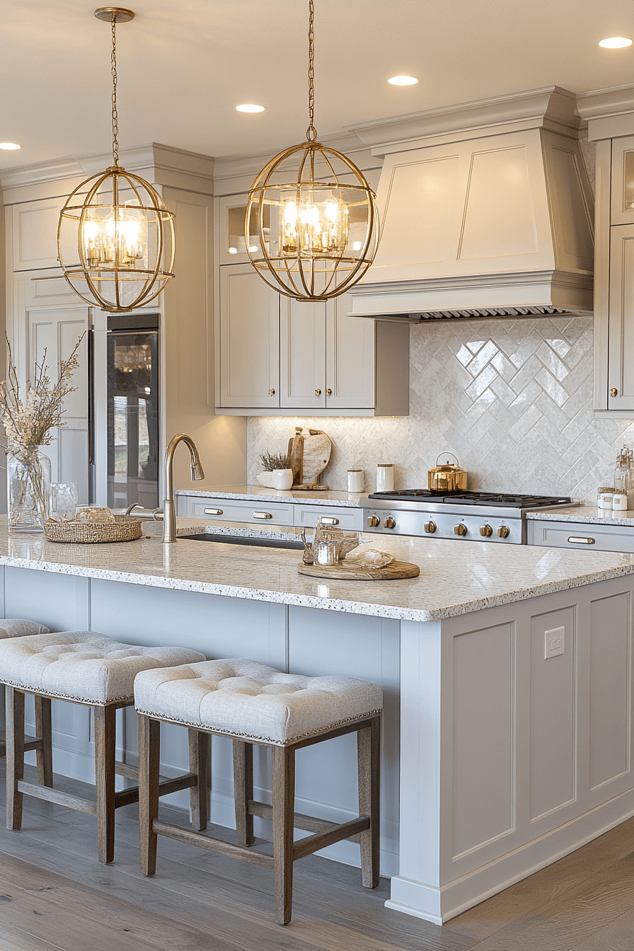 light gray kitchen cabinets