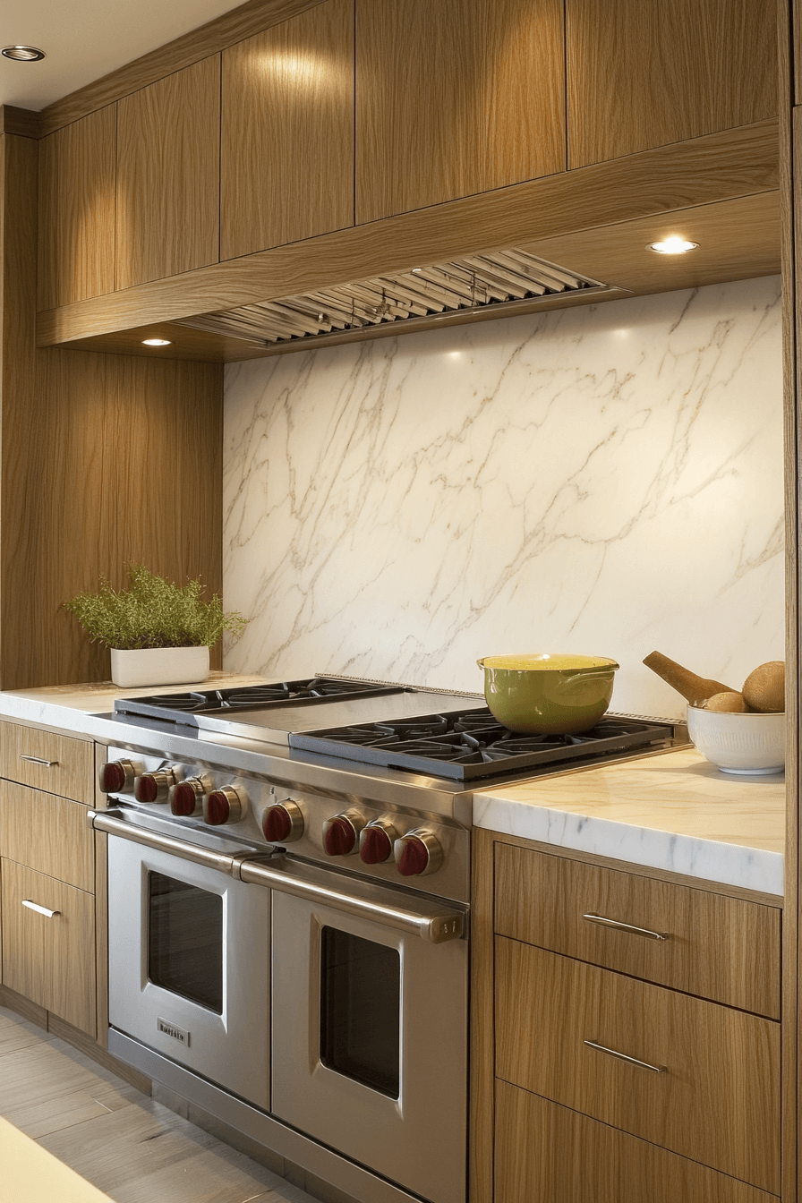 natural wood kitchen cabinets