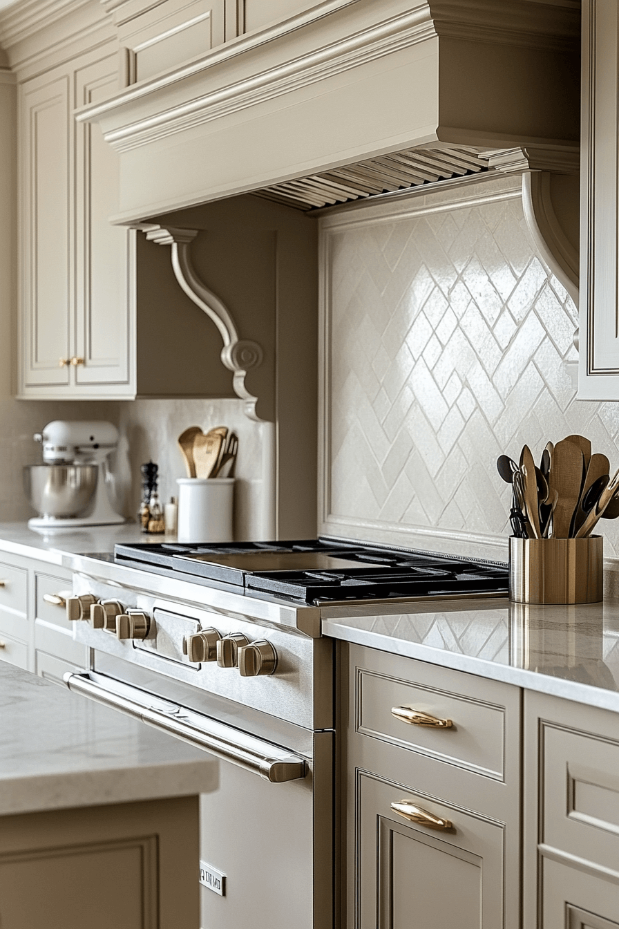 light taupe kitchen cabinets